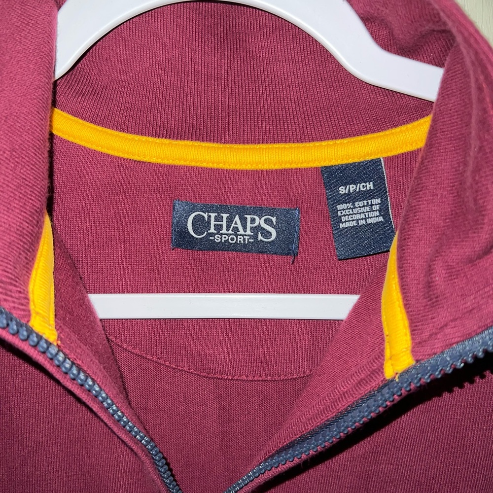 Half Zip Chaps Pull Over Size Small - image 2